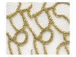 91 Gold Glitter Flesh Mesh
